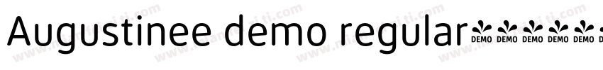 Augustinee demo regular字体转换